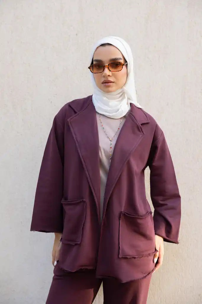 Burgundy autumn set ( 3 pieces )