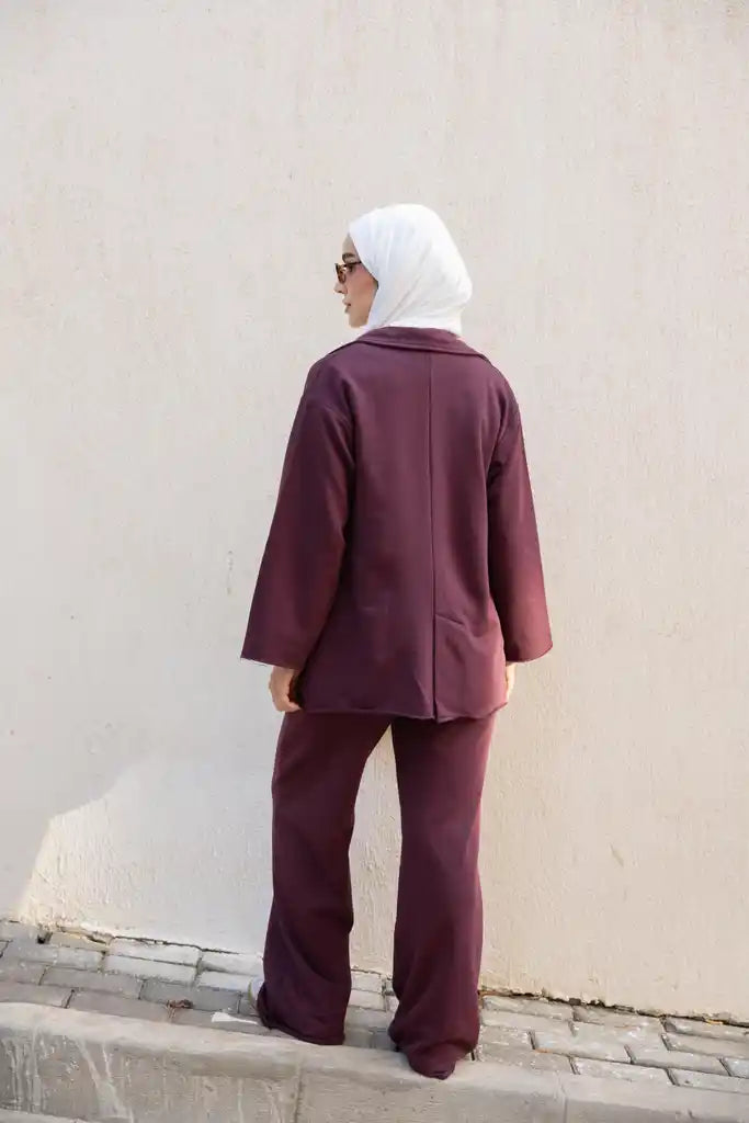 Burgundy autumn set ( 3 pieces )
