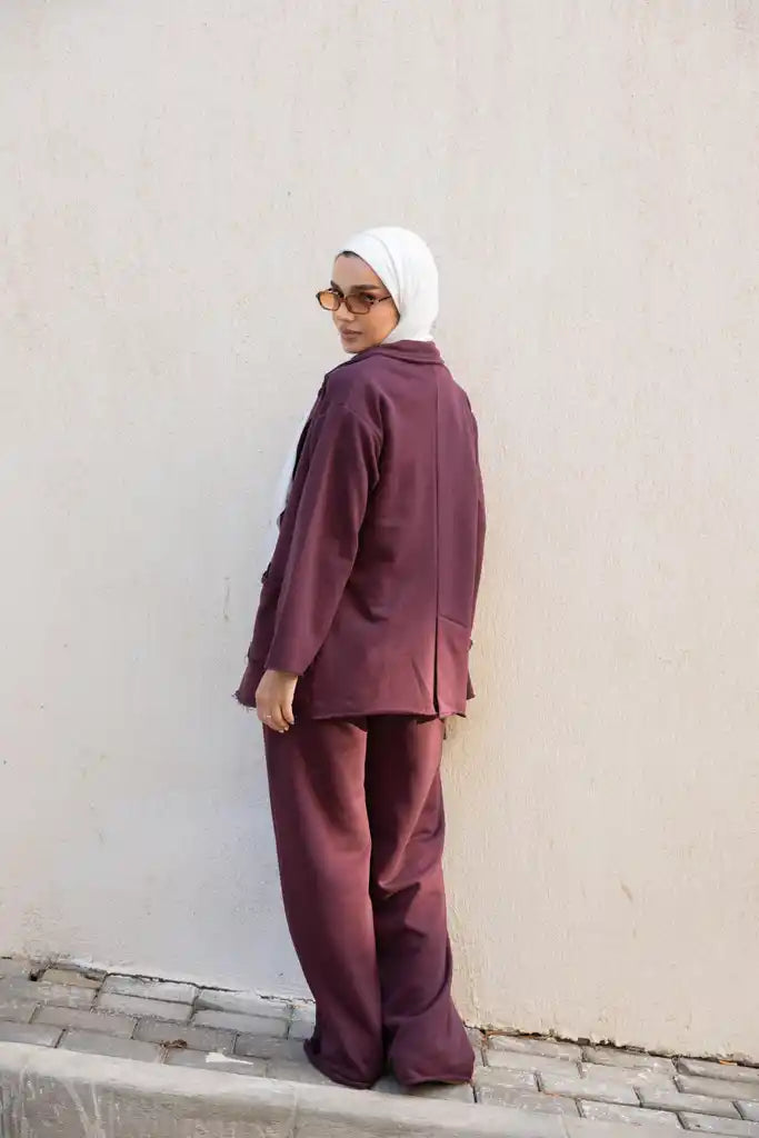 Burgundy autumn set ( 3 pieces )