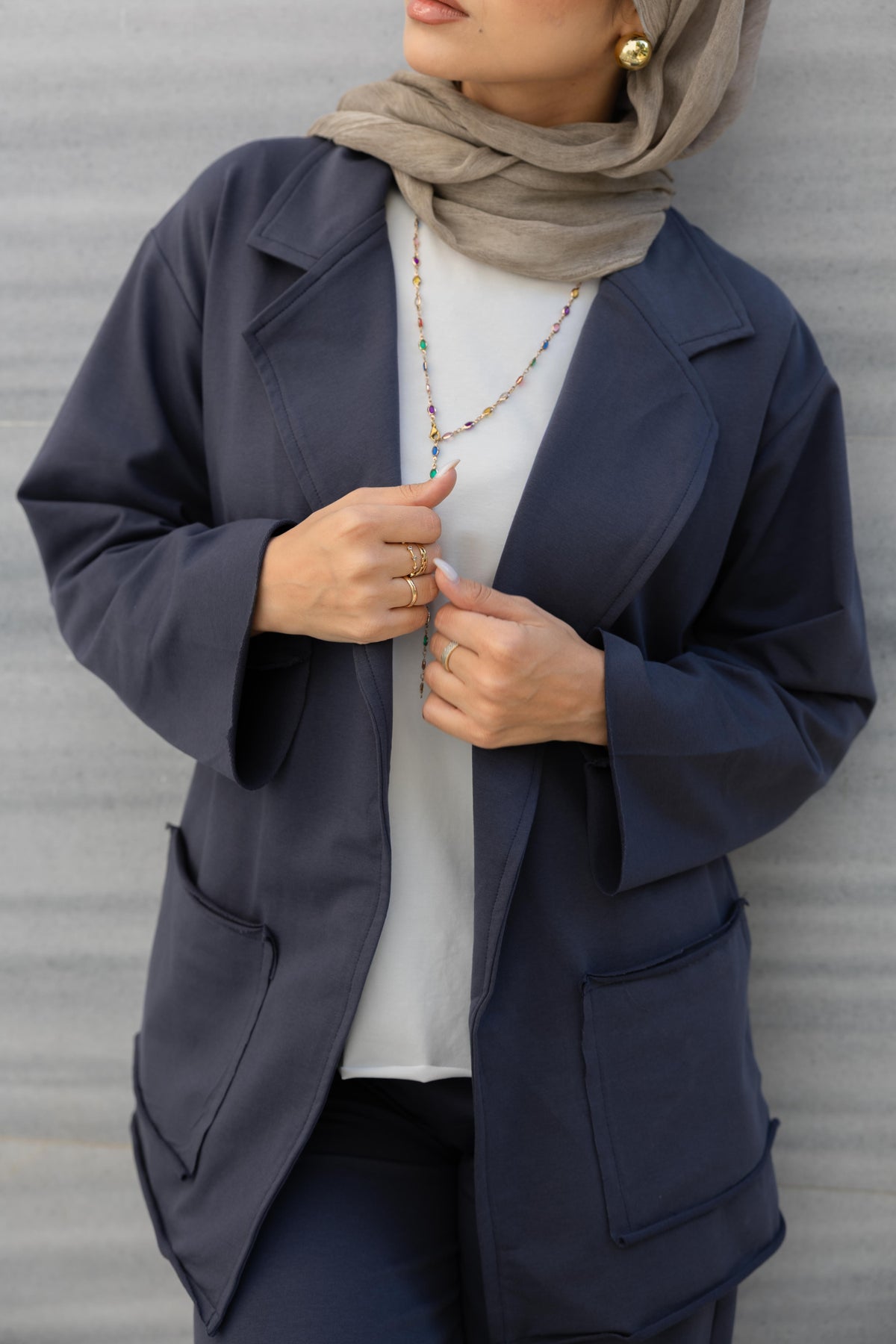 Navy autumn set (3 pieces)