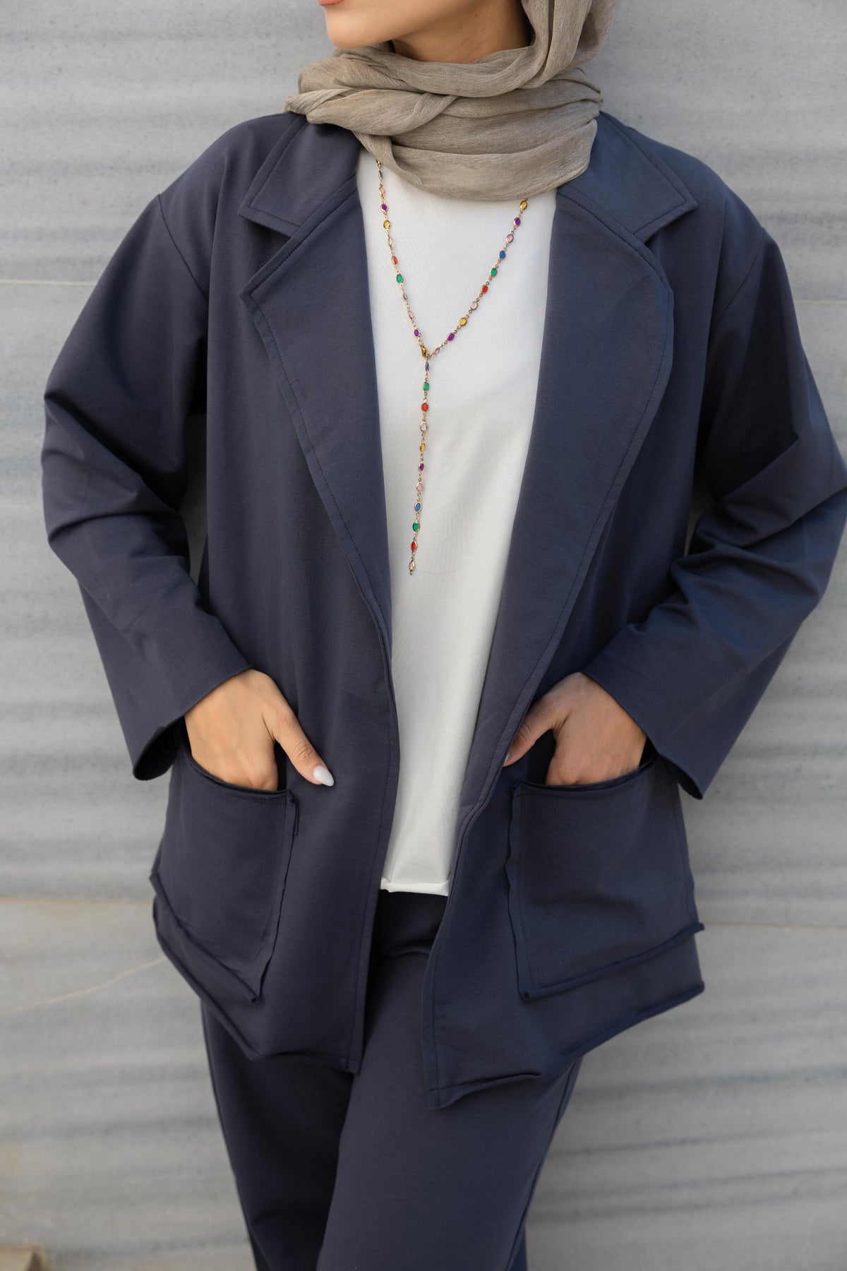 Navy autumn set (3 pieces)