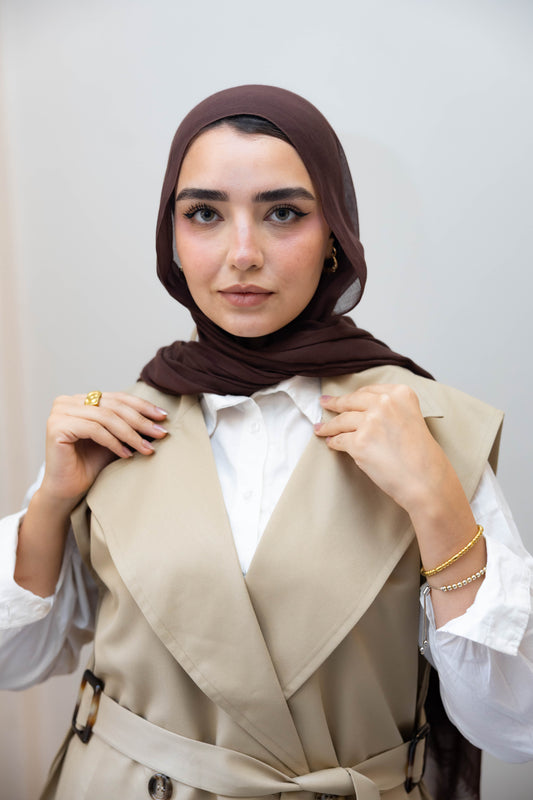 Gabardine Beige Vest