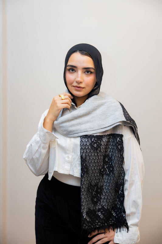 Gray shawl